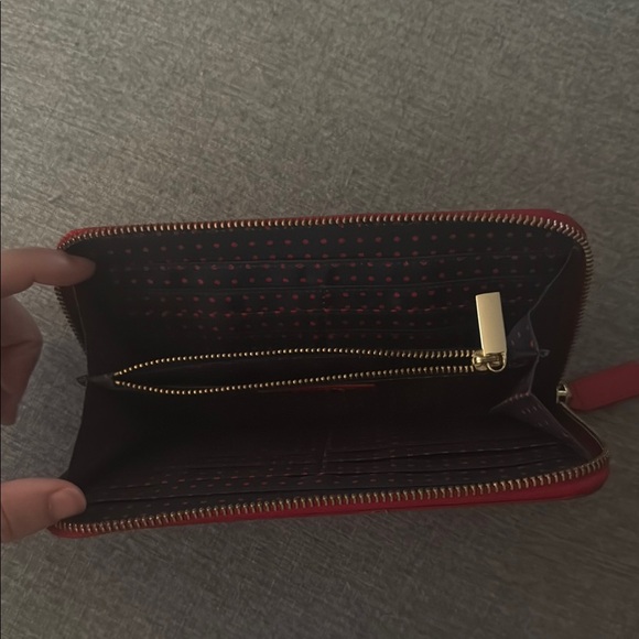Talbots Red Wallet - Picture 2 of 3